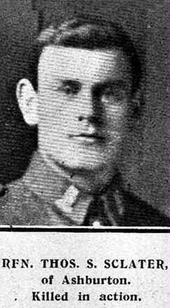 Portrait of Rifleman Thomas Sinclair Sclater