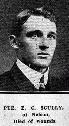 Portrait of Private Ernest Charles Scully