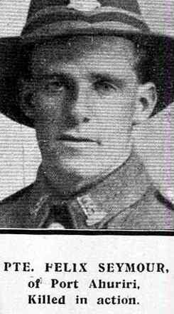 Portrait of Private Felix Seymour