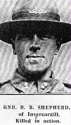 Portrait of Gunner Robert Britton Shepherd