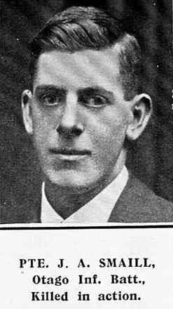 Portrait of Private James Archibald Smaill