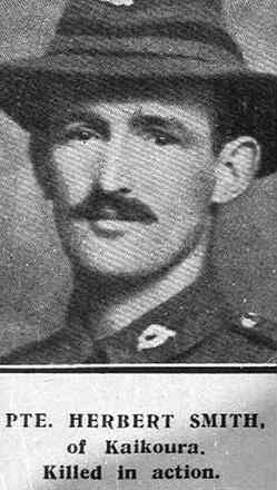 Portrait of Private Herbert Smith
