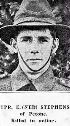 Portrait of Private Edward Stephens