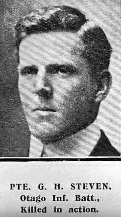 Portrait of Private George Hay Steven