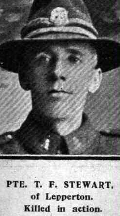 Portrait of Private Thomas Stewart