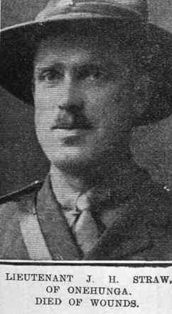 Portrait of Second Lieutenant James Holmes Straw