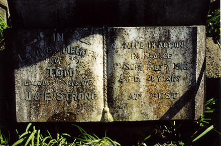 Portrait of Private Thomas Wightman Strong