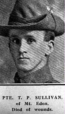 Portrait of Sapper Thomas Pascoe Tonkin Rowe Sullivan