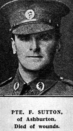 Portrait of Private Francis Sutton