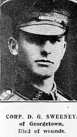 Portrait of Private Daniel George Sweeney