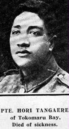 Portrait of Private Hori Tangaere