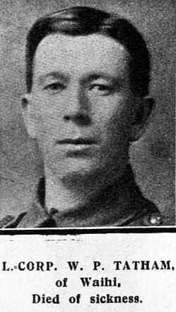 Portrait of Sapper Walter Patrick Tatham