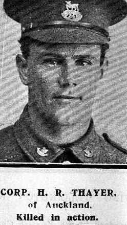 Portrait of Lance Corporal Henry Robert Thayer
