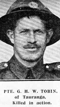 Portrait of Private George Henry Webbe Tobin