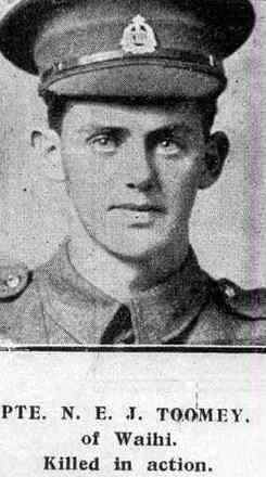 Portrait of Private Nicholas Edward John Toomey