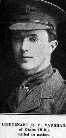 Portrait of Second Lieutenant Robert Patrick Vaughan