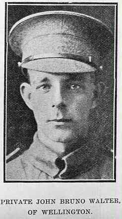 Portrait of Private John Bruno Walter