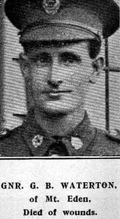 Portrait of Private George Bertram Waterton