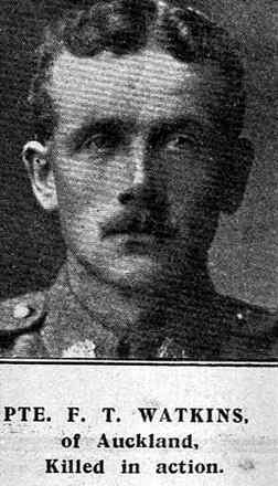Portrait of Private Frederick Thomas Watkins