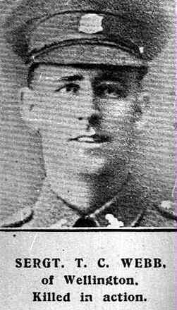 Portrait of Private Thomas Charles Webb
