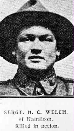 Portrait of Serjeant Henry Clarence Welch