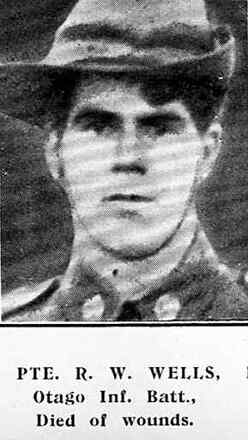 Portrait of Private Robert Wilford Wells