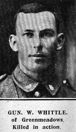 Portrait of Private William Whittle