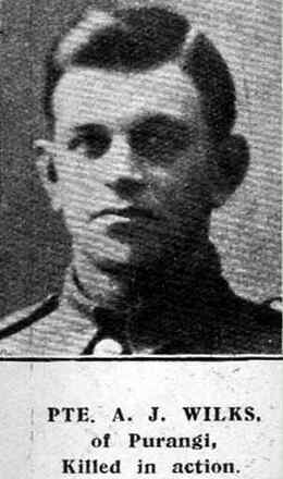 Portrait of Private Arthur Joseph Wilks
