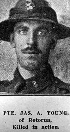 Portrait of Private James Alexander Young