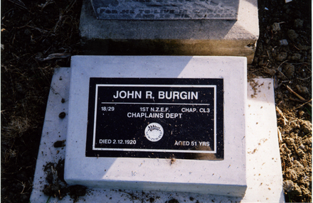 Portrait of Captain The Rev. John Robert Burgin