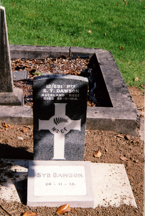 Portrait of Private Sydney Theo Dawson