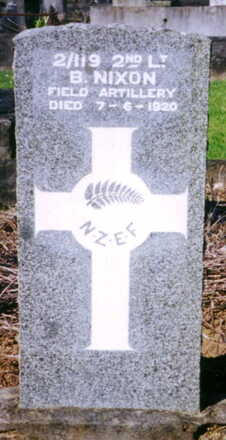 Portrait of Second Lieutenant Balfour Nixon