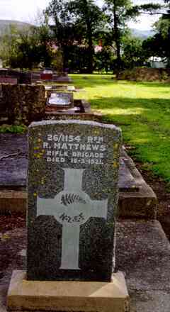 Portrait of Rifleman Robert Matthews