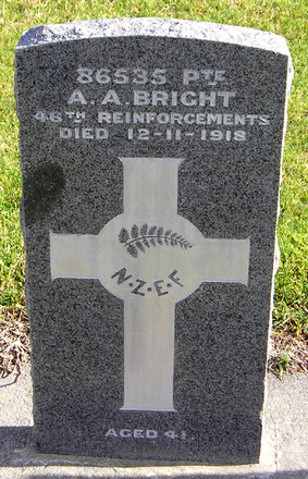 Portrait of Private Arthur Allan Bright