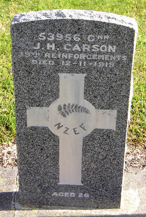 Portrait of Gunner James Henry Carson
