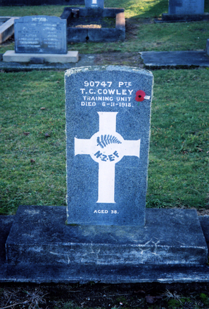 Portrait of Private Thomas Cannell Cowley