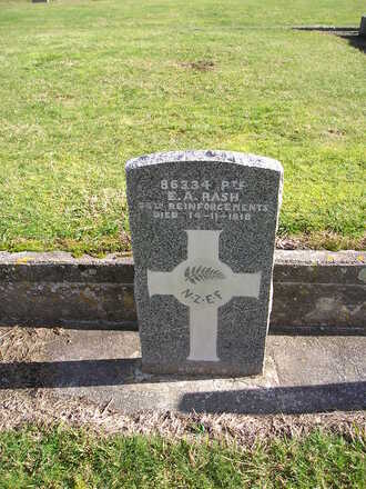 Portrait of Private Edgar Alfred Rash