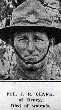 Portrait of Private Joseph Reynolds Clark
