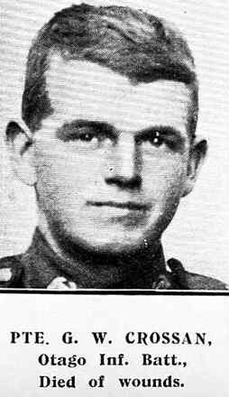 Portrait of Private Gilbert William Crossan