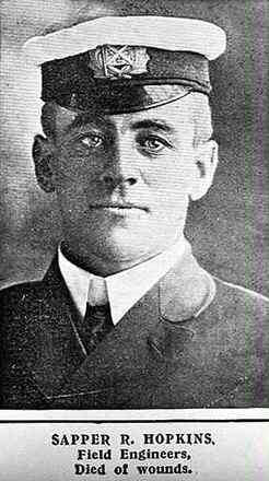 Portrait of Sapper Richard Hopkins