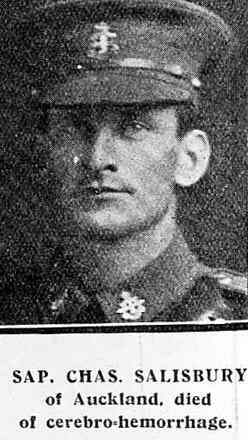 Portrait of Sapper Charles Salisbury
