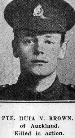 Portrait of Private Huia Vivian Brown