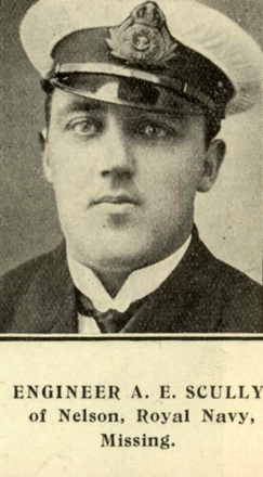 Portrait of Third Engineer A E Scully
