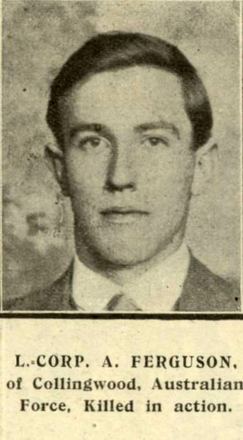 Portrait of Lance Corporal Archibald Ferguson