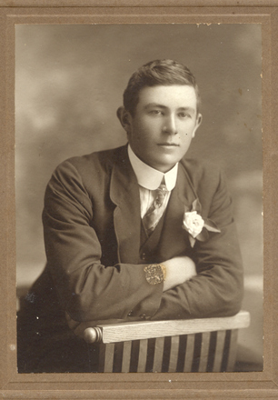 Portrait of Rifleman Victor Edward Timperley