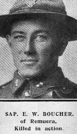 Portrait of Sapper Edgar Woodward Boucher