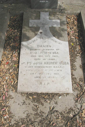Portrait of Private Jack Andrew O'dea
