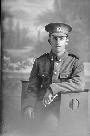 Portrait of Rifleman Charles Haddon Simpkin