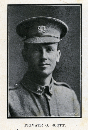 Portrait of Private Oliver Scott