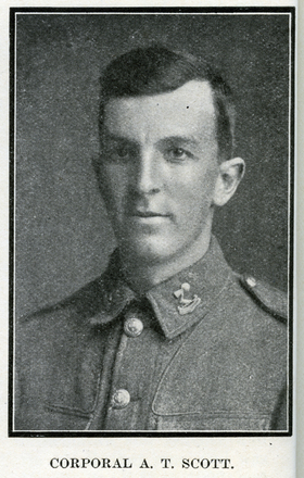 Portrait of Corporal Arthur Tennyson Scott